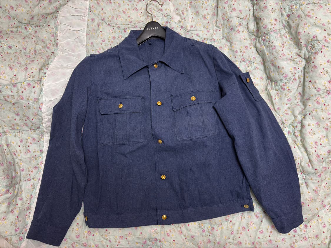 80‘s 소련 공군 보급 금장 블레이저 자켓(104) 상품이미지1