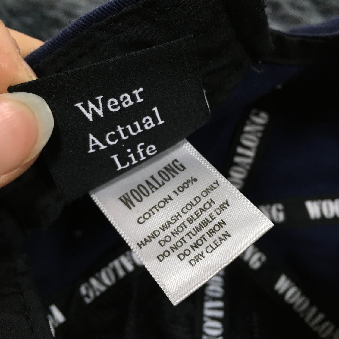 투티/0369 WOOALONG 우알롱 데일리 네이비 캡 모자 스포티 상품이미지8