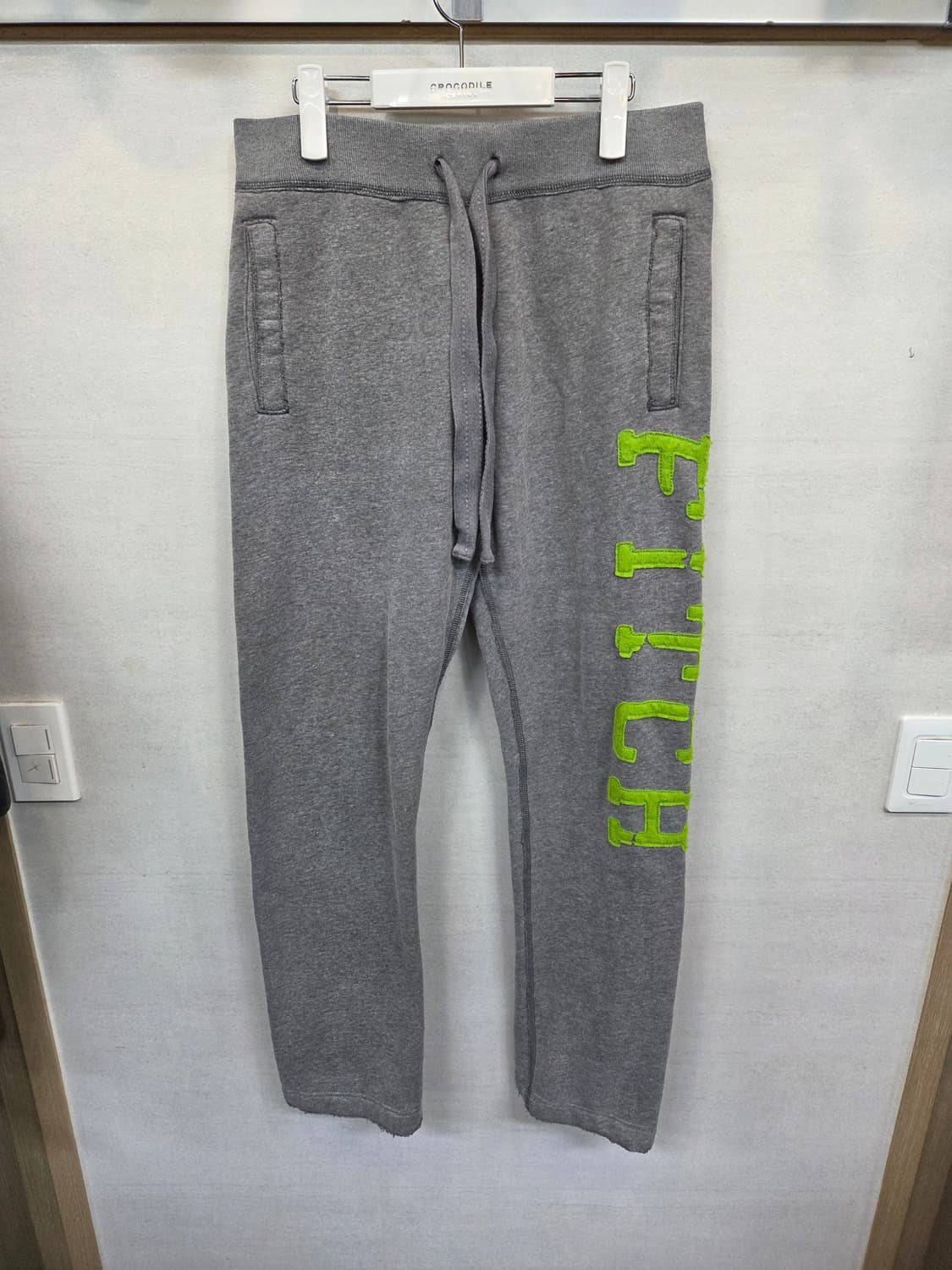 아베크롬비 빈티지 피치로고 안감플리스 트레이닝 팬츠 m 상품이미지1