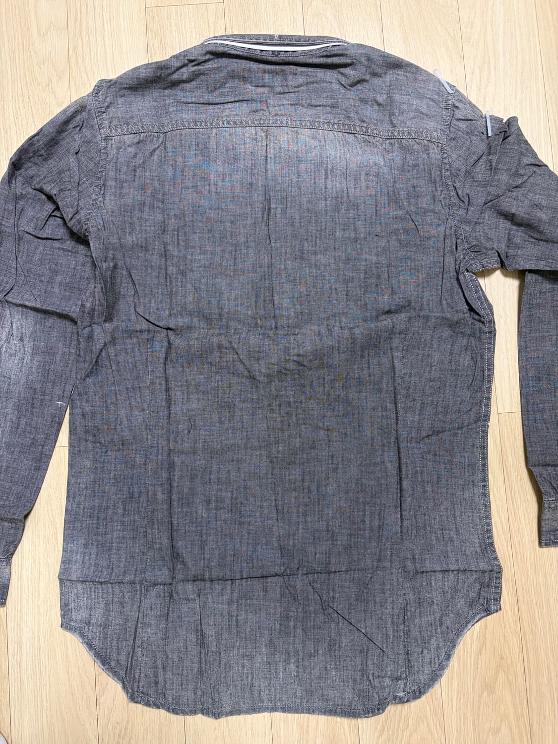 디젤 그런지코어 새상품 흑청셔츠 L 상품이미지6