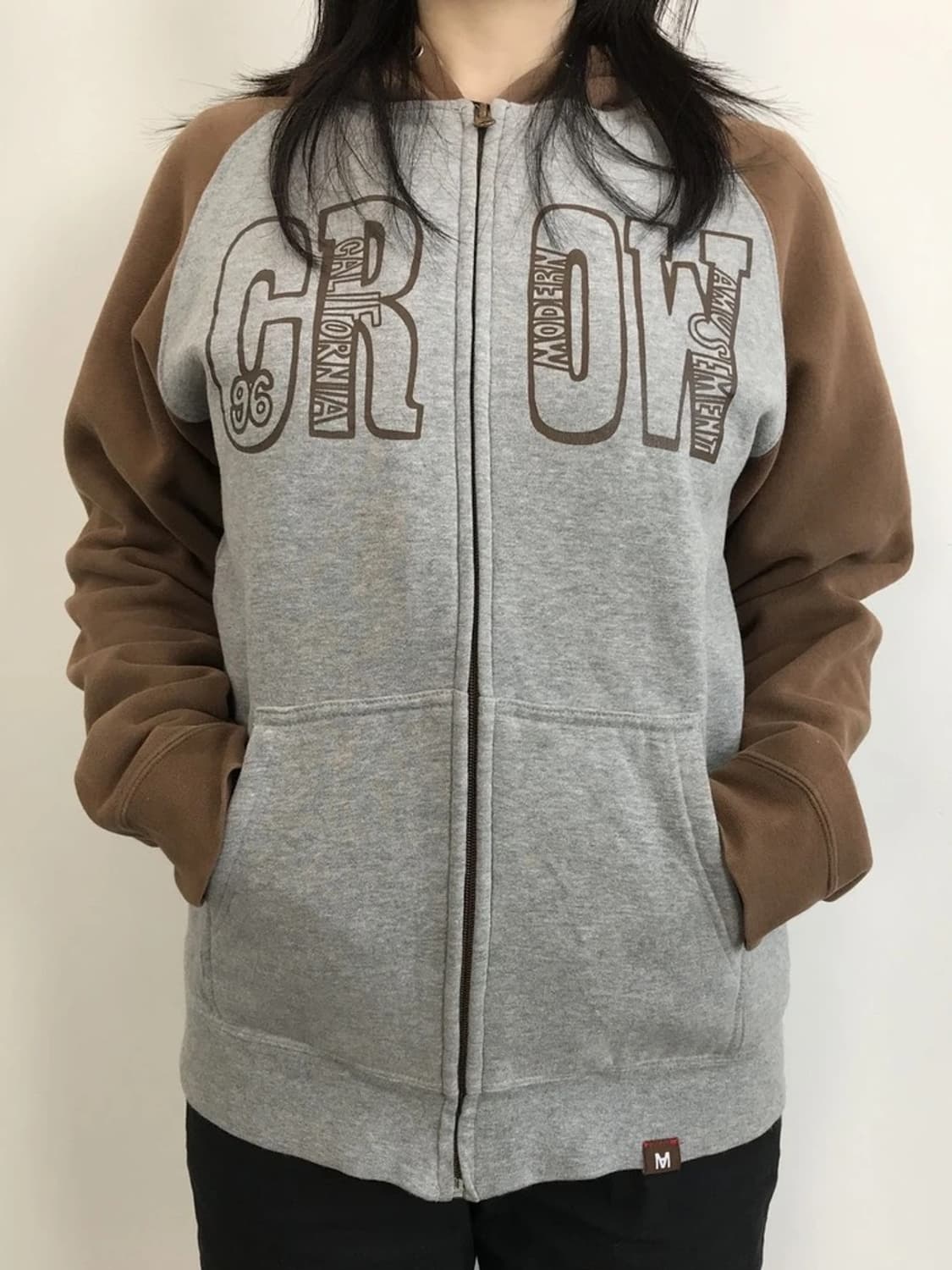 Modern Amusement Raglan Zip Hoodie 상품이미지3