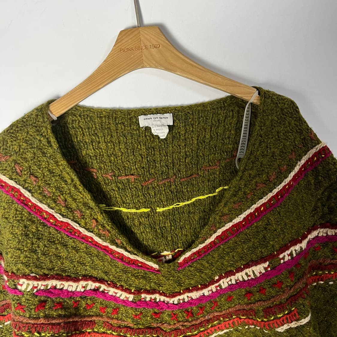 [Dries Van Noten] 드리스반노튼 텍서스 브이넥 울 니트 상품이미지3