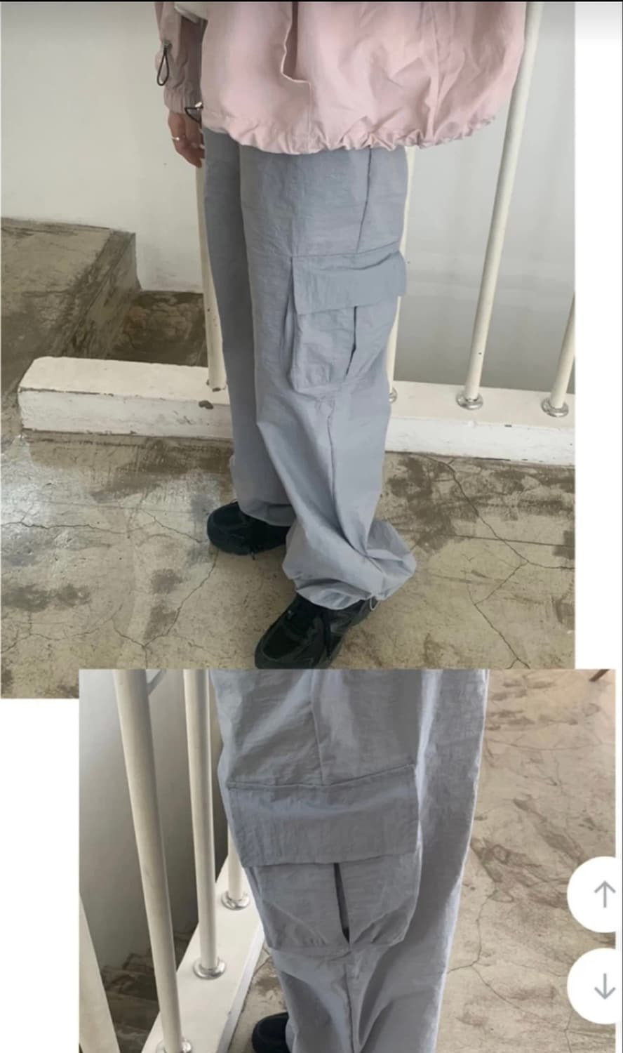 니어웨어 언유즈얼리 스트링 카고팬츠 상품이미지4