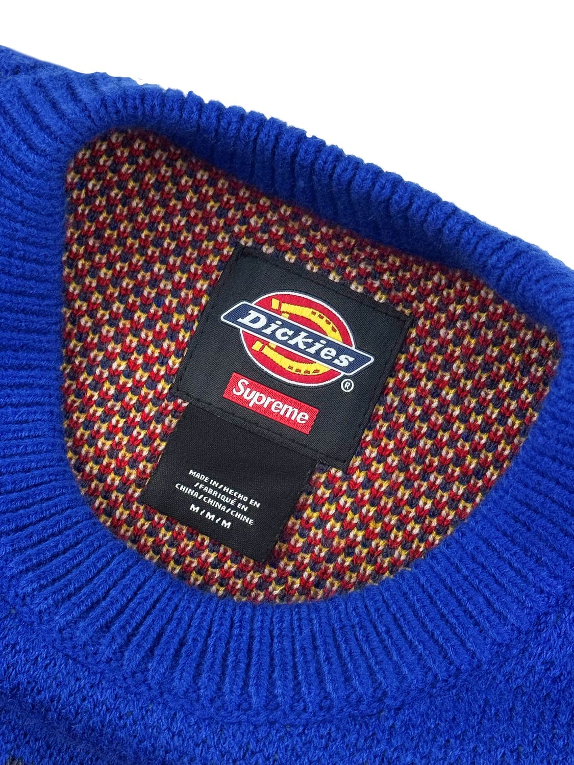 슈프림 x 디키즈 스웨터 로얄 상품이미지3