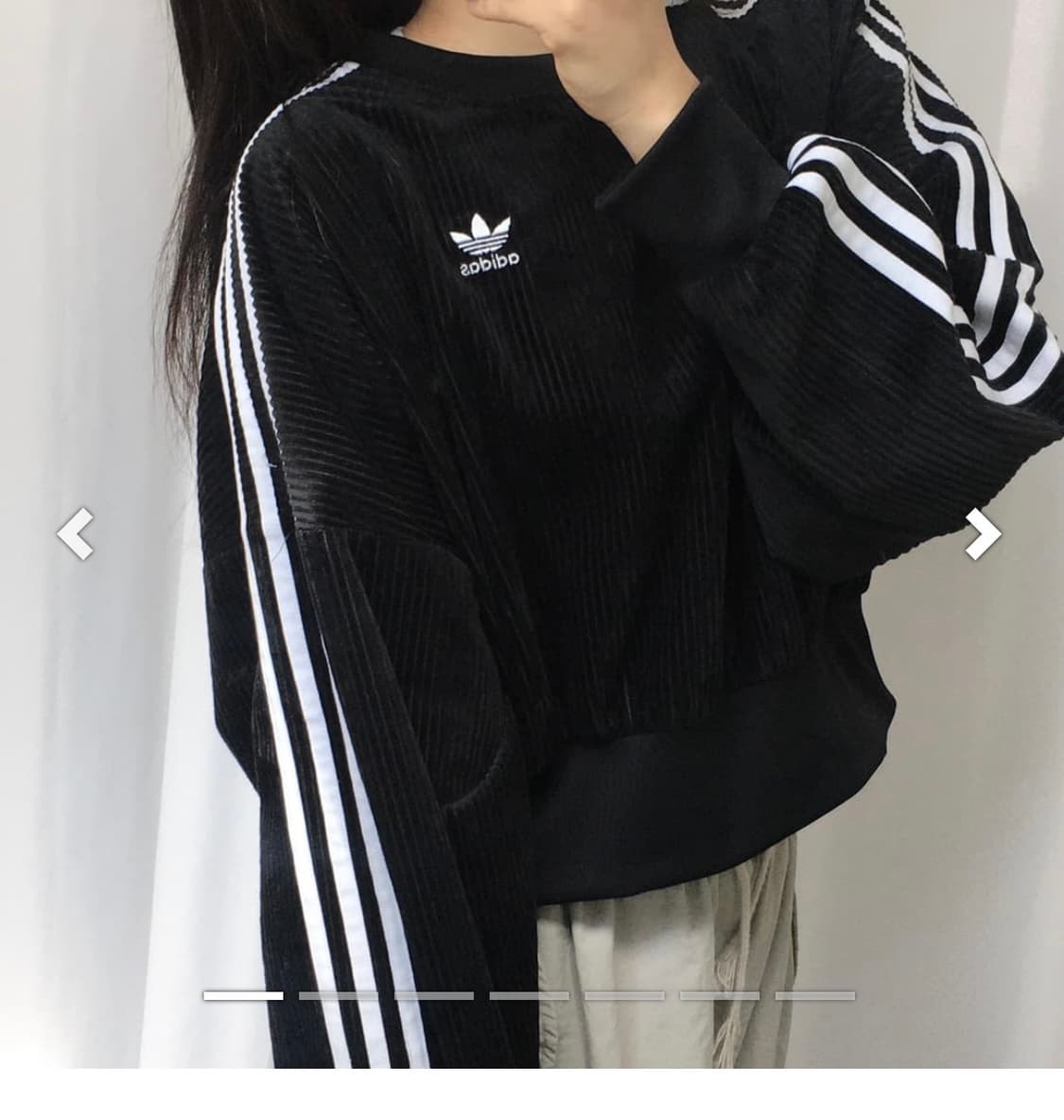 아디다스 코듀로이 벨벳 맨투맨  상품이미지1