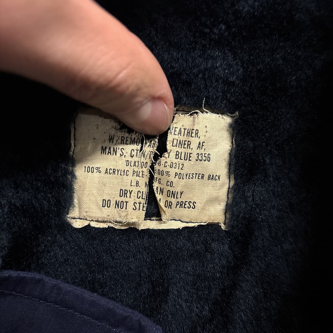 70s 오리지널 밀리터리 U.S 에어포스 올웨더 코트 내피탈부착 N488 상품이미지9