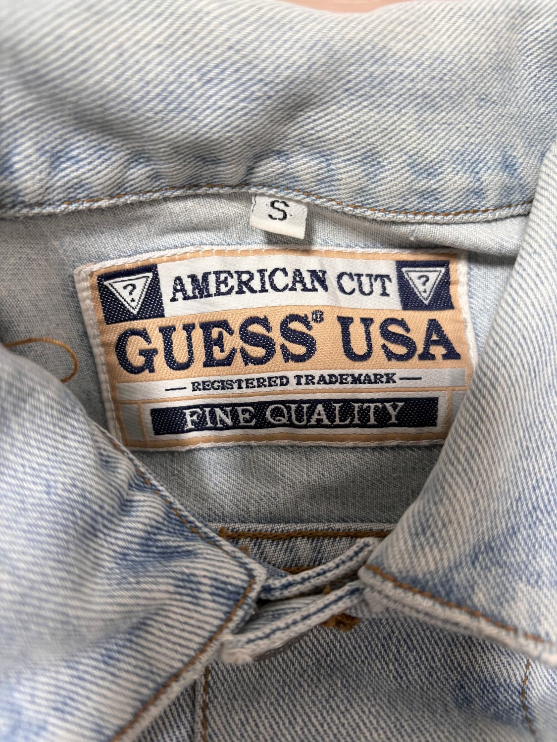 Guess 게스 연청 데님 자켓 상품이미지3