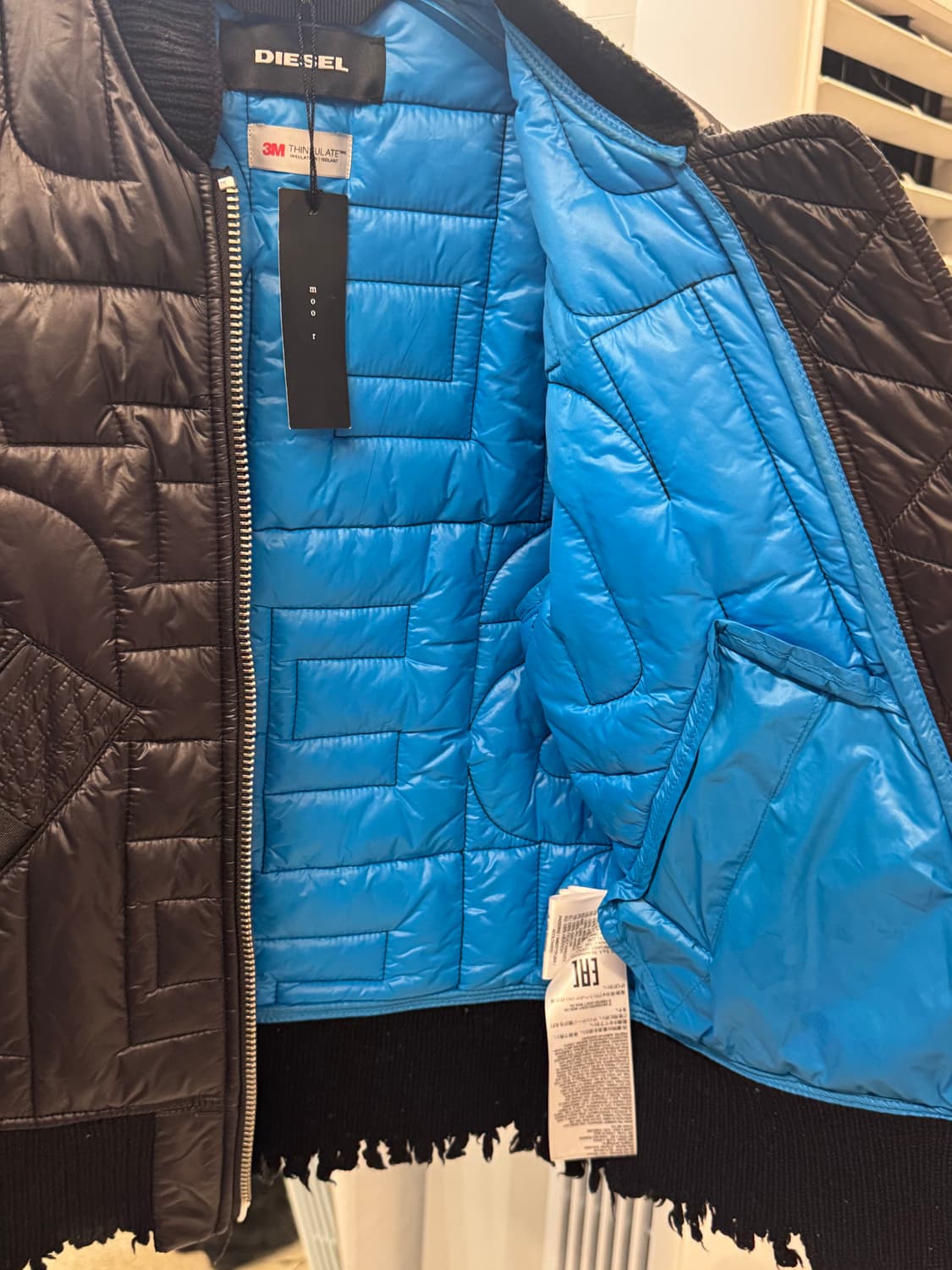 Diesel 3MSynclate Quilting Bomber Jacket 상품이미지6