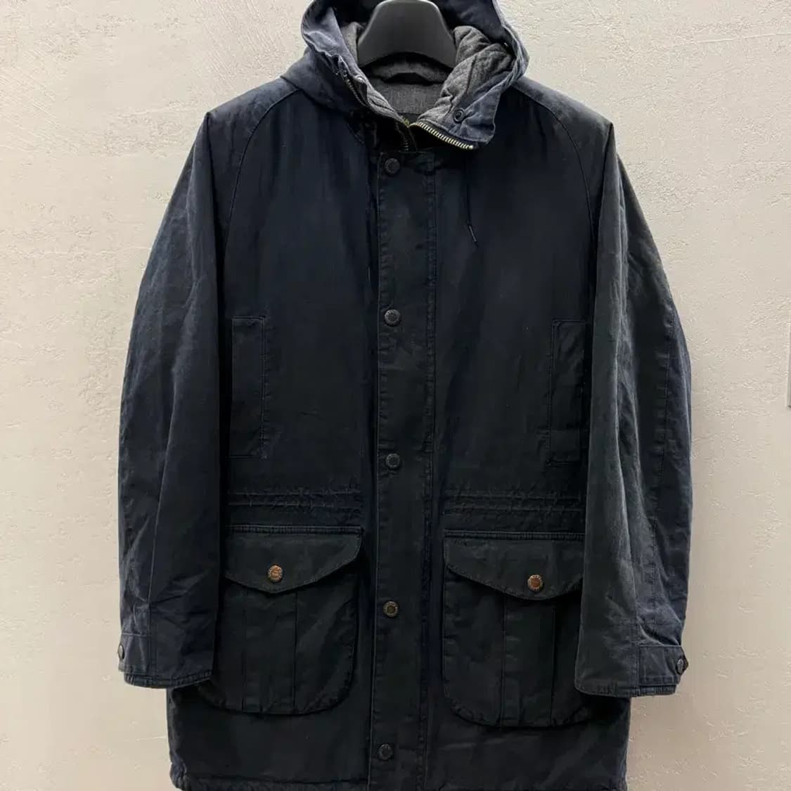 Barbour 바버 야상 왁스 패딩 자켓 M 상품이미지2