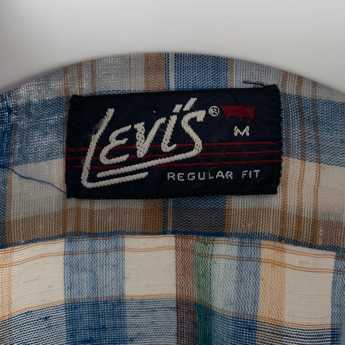 리바이스 70s 빈티지 웨스턴 포켓 반팔 체크 셔츠 상품이미지5