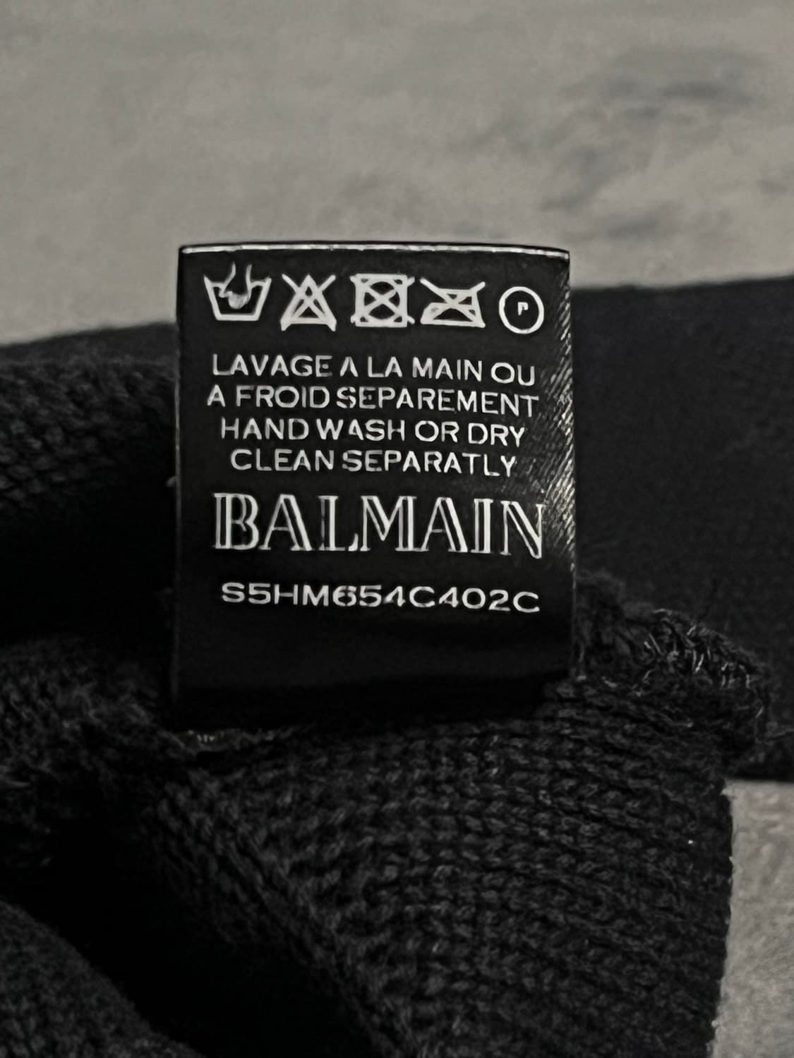 발망 Balmaim 쉐브론 어깨은장 니트 xs 상품이미지6