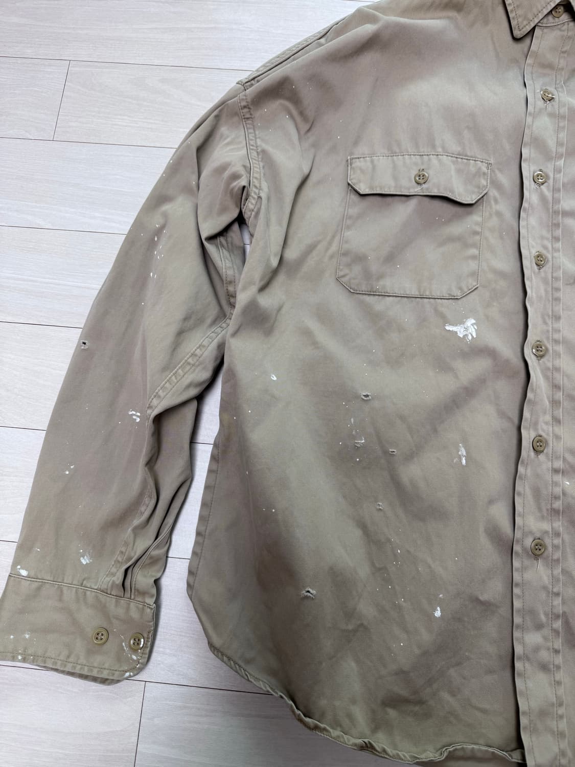 워크셔츠 치노 면 일본 브랜드 빈티지 상품이미지4