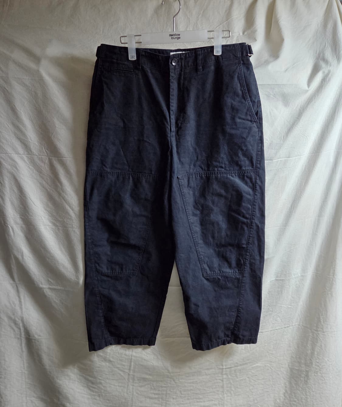 셔터 브리스번 모스 캔버스 코튼 워커 팬츠 블랙 L 상품이미지1