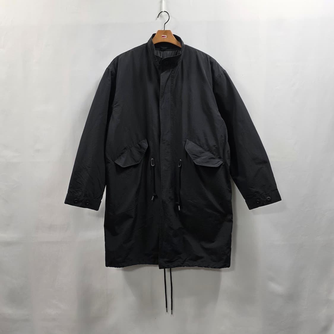 1676 8SECONDS 남성 95(M) 검정 롱 점퍼 안감 누빔 코 상품이미지1