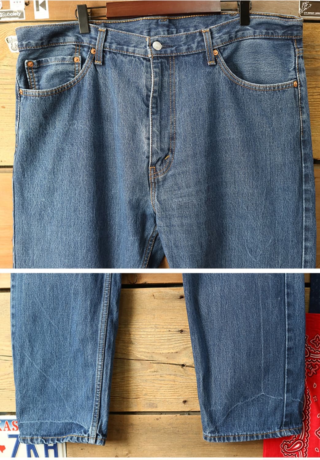 levis 리바이스 505 빅 사이즈 데님 40사이즈 세탁완료  상품이미지3