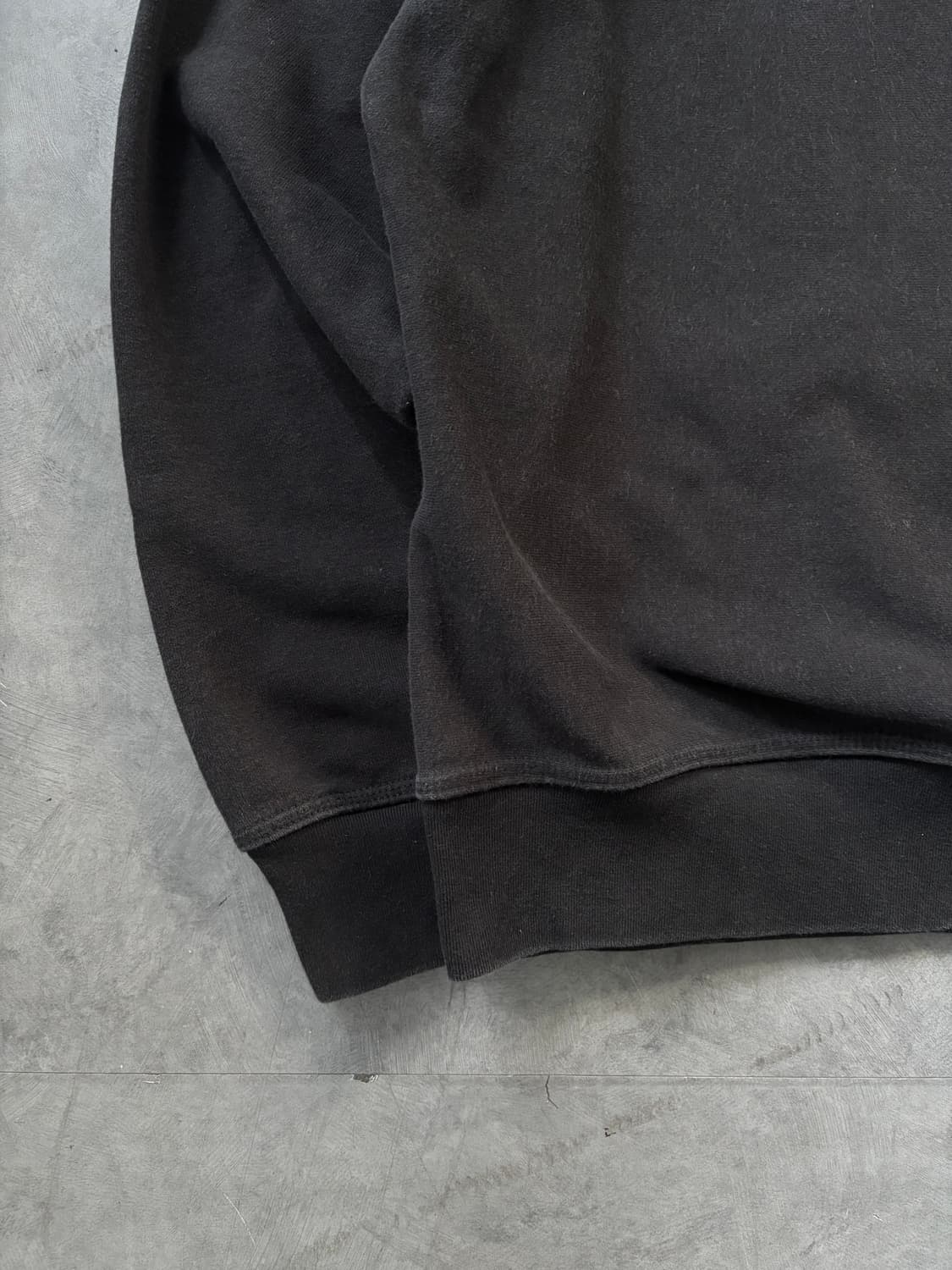 Stussy 스투시 스탁로고 블랙 맨투맨 상품이미지5