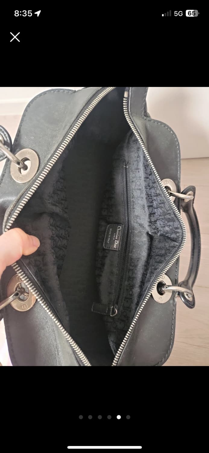 디올 까나쥬 레이디백 디조이 빈티지 라인 정품 상품이미지5