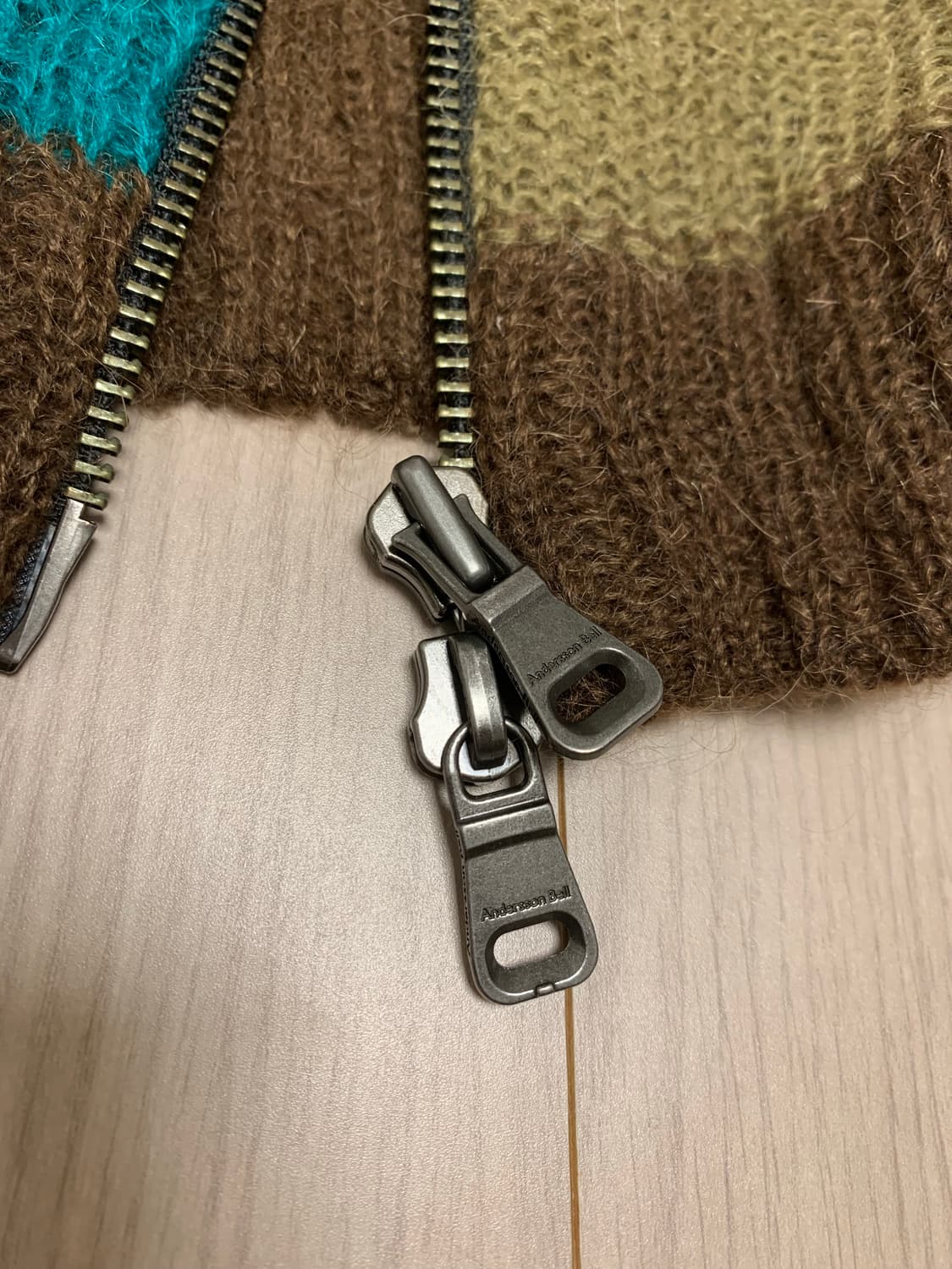 앤더슨벨 모헤어 마테이라 가디건 L 상품이미지5