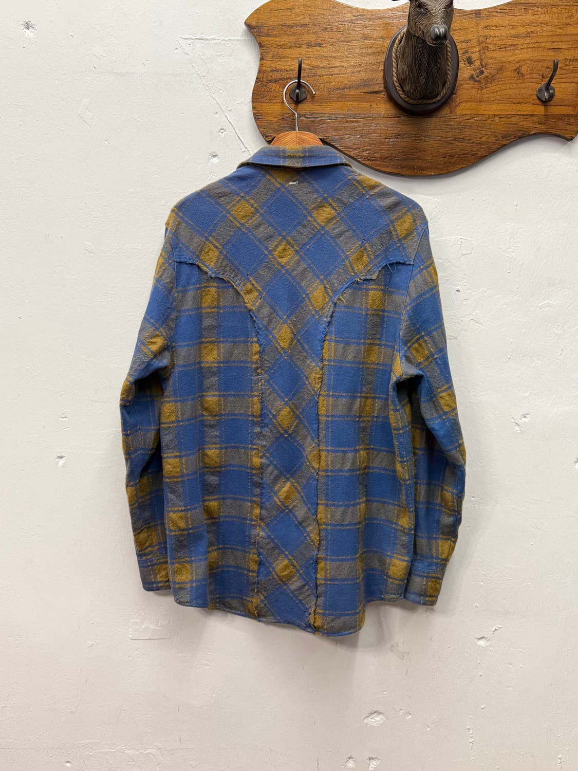 Japan Sifury Western Plaid Flannel Shirt 상품이미지6