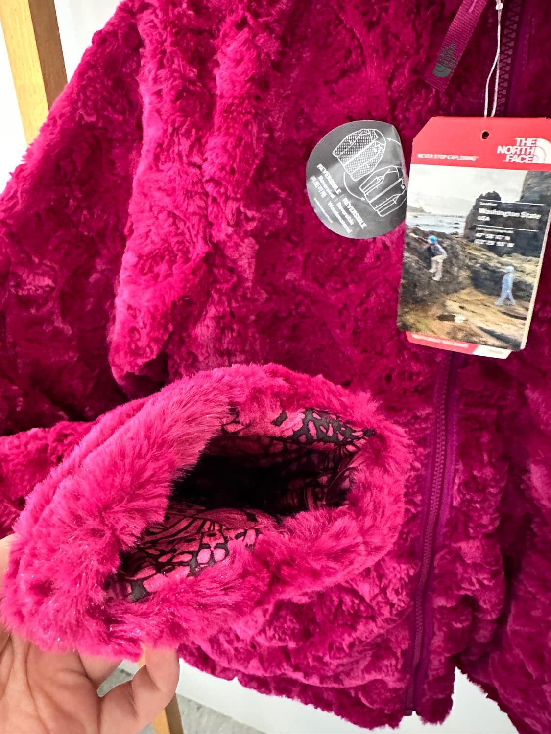 (택있는상품)노스페이스 리버시블 패딩 상품이미지3