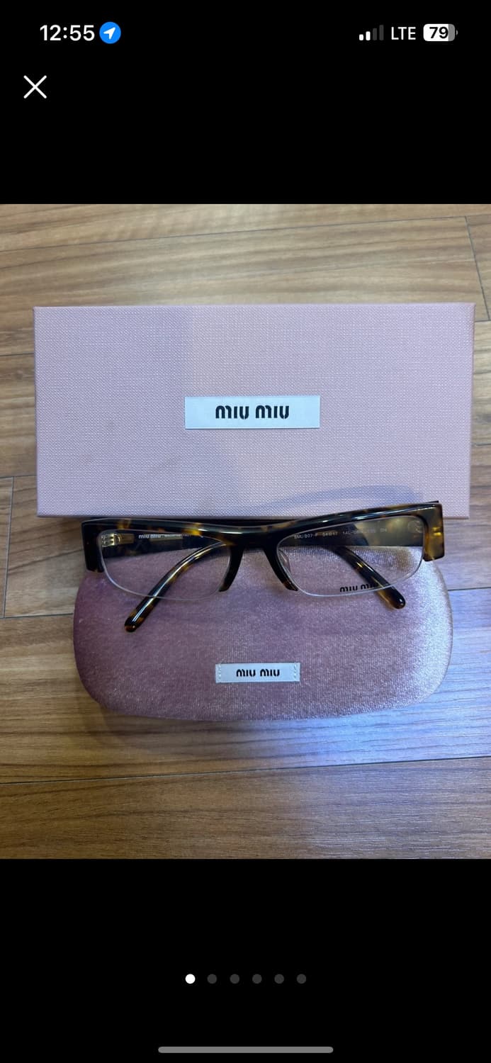 미우미우 SMU07P 브데트안경  상품이미지1