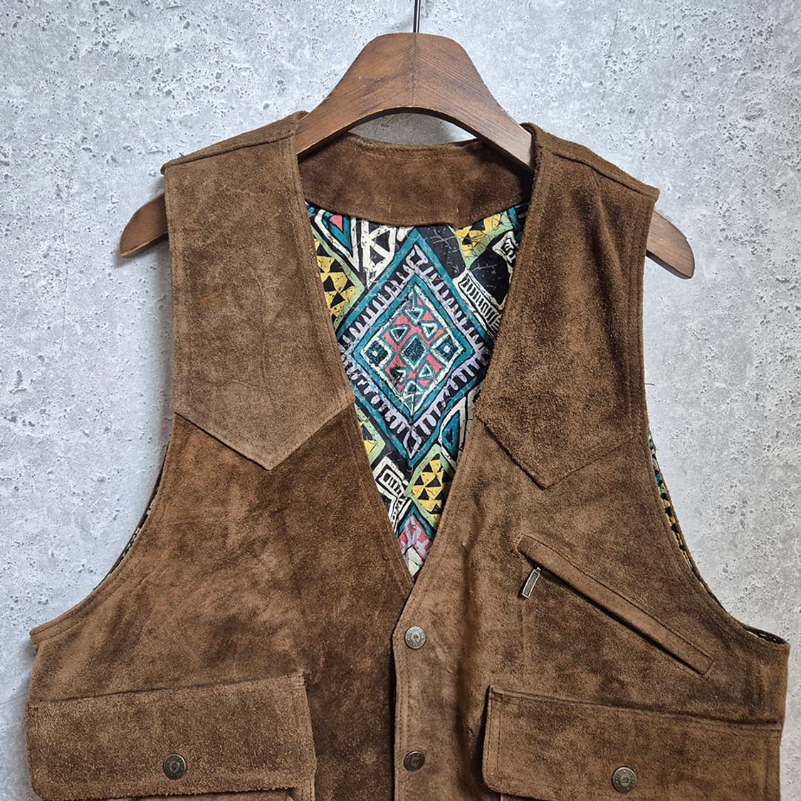 OLYMPIC SEOUL 88 vitage Suede vest 상품이미지3