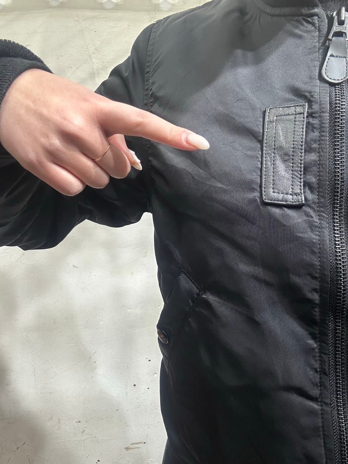 알파 인더스트리 블랙 일본판 항공 잠바 마원 ma-1 자켓 M 상품이미지4