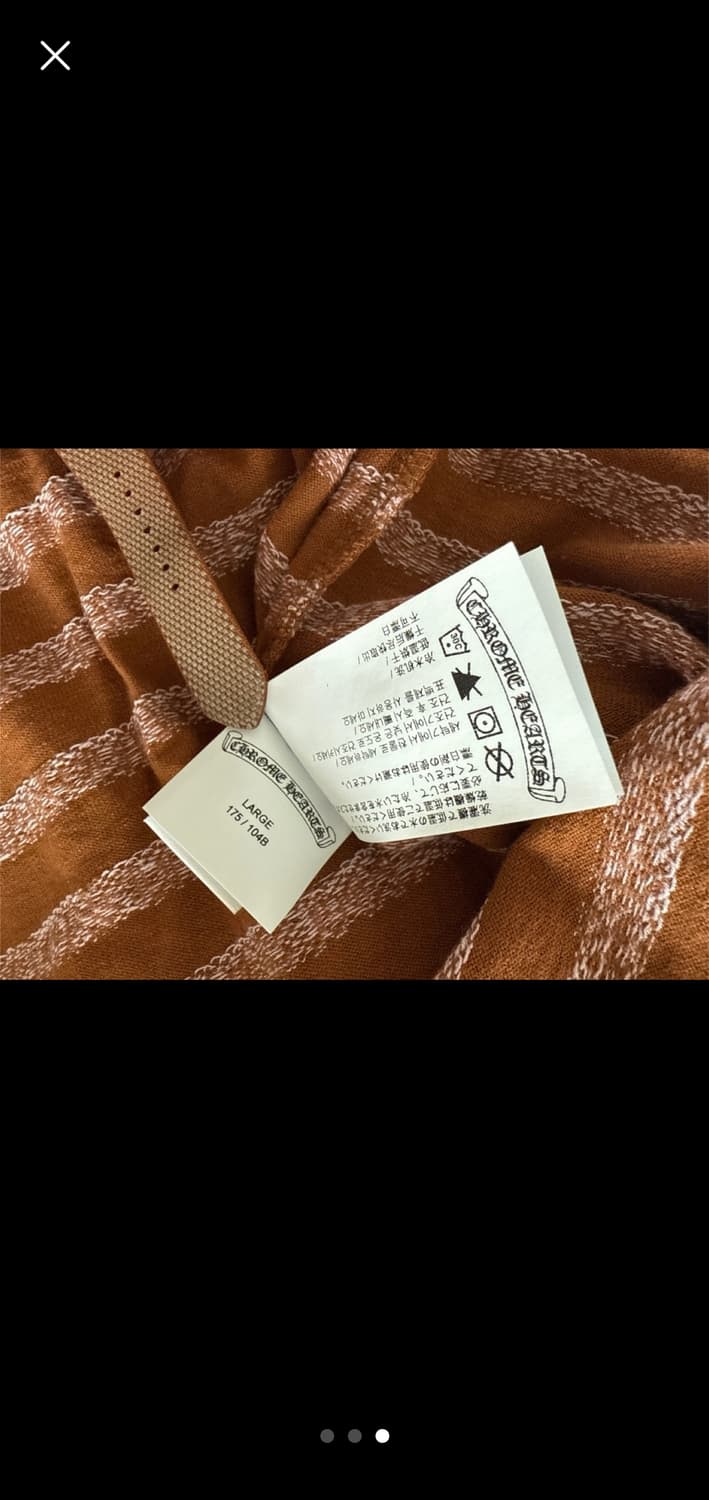 크롬하츠 메티보이 브라운 반팔 L새상품 상품이미지3