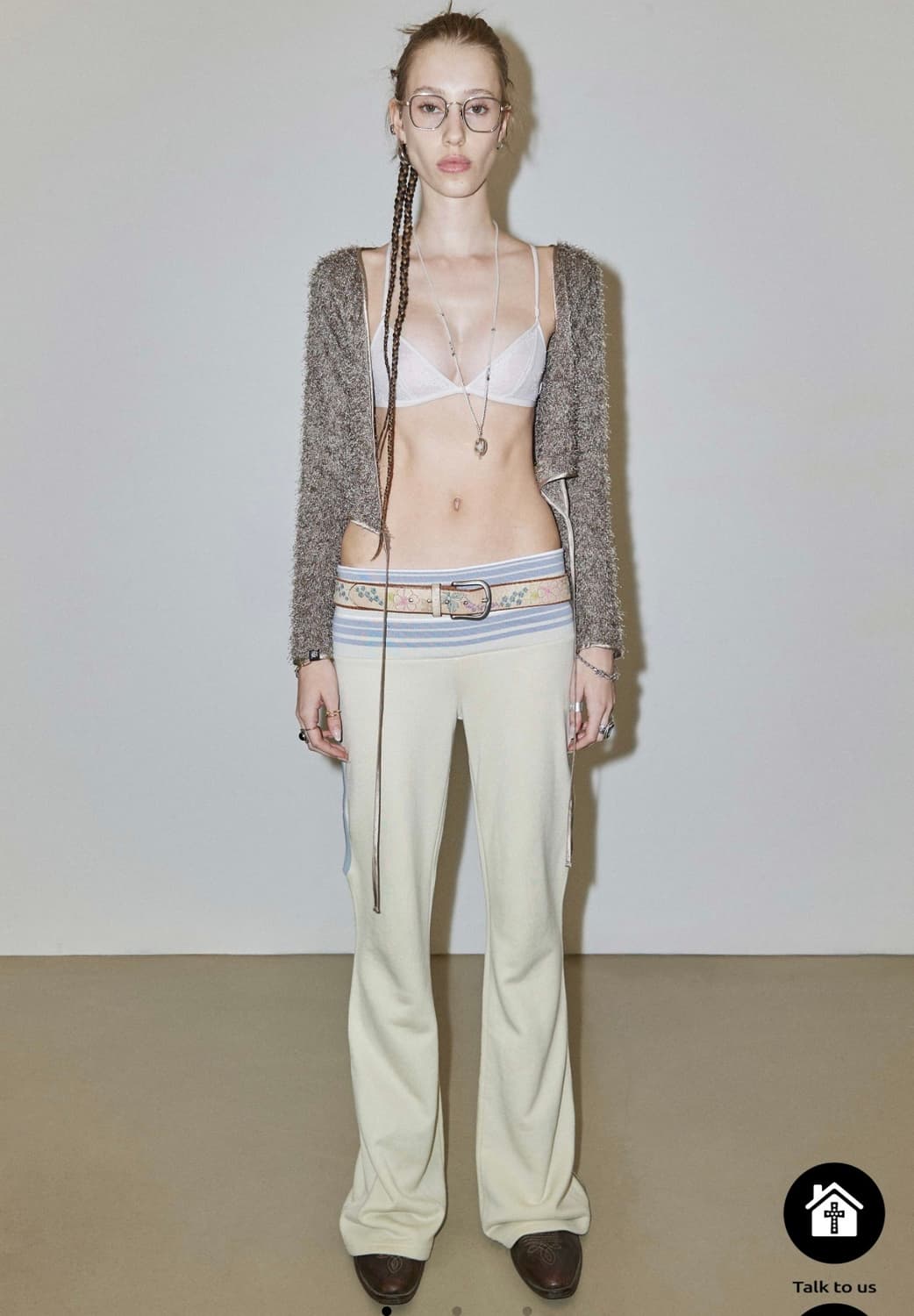 Sculptor Cut Out Stripe Sweatpants Raw 상품이미지1