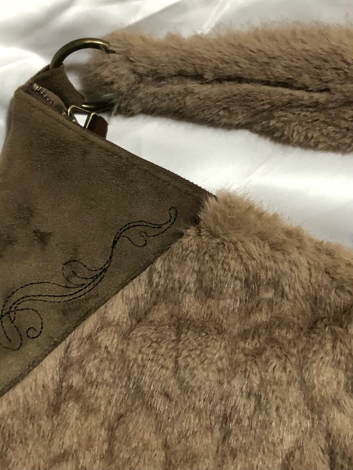 스컬프터 홀스슈 퍼 백 브라운 상품이미지4