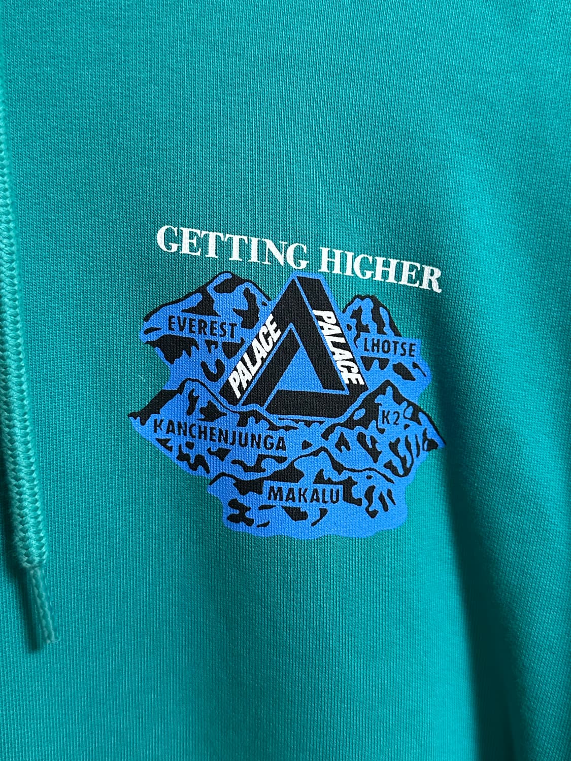 팔라스 PALACE 민트 컬러 후드 XL 상품이미지4