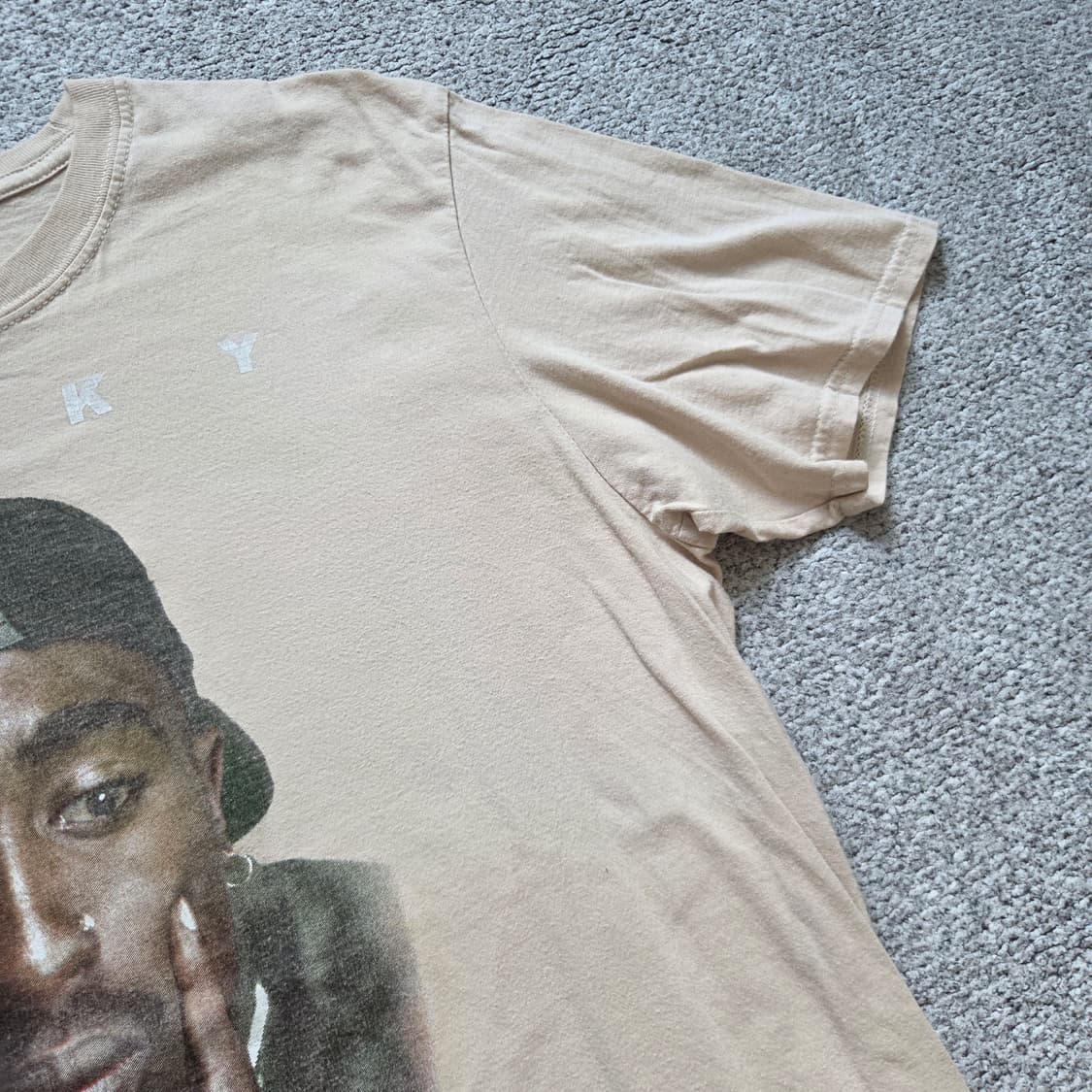 Tupac 빈티지 반팔 티셔츠 L(100) 상품이미지3