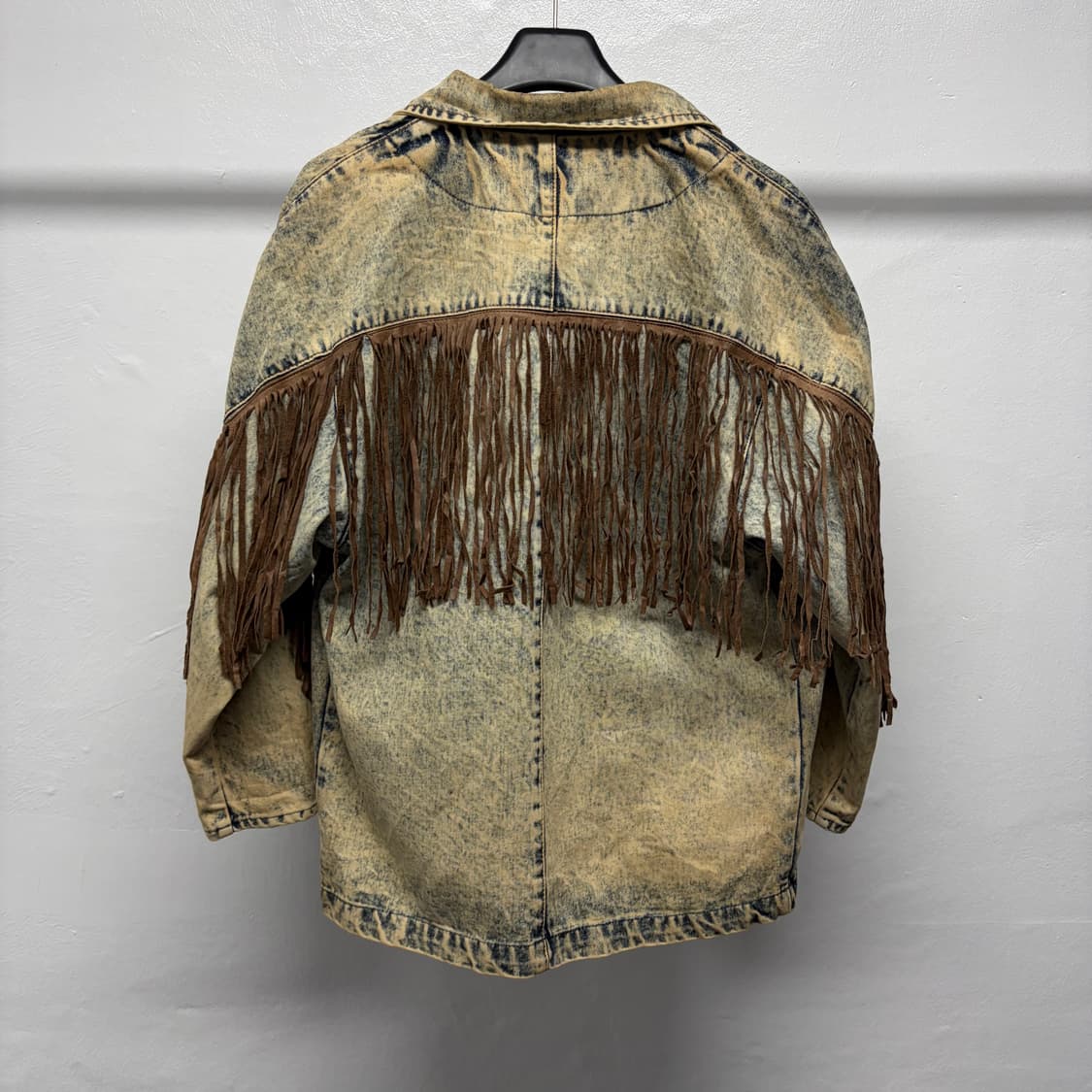 빈티지 프린지 데님 자켓 상품이미지2