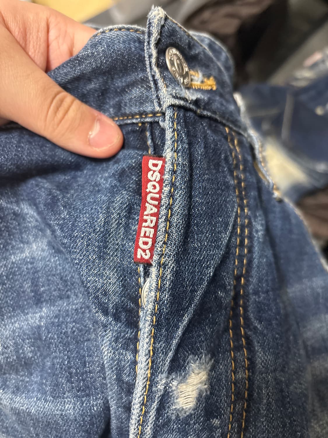 디스퀘어드2 데미지워싱 백화점판 상품이미지2