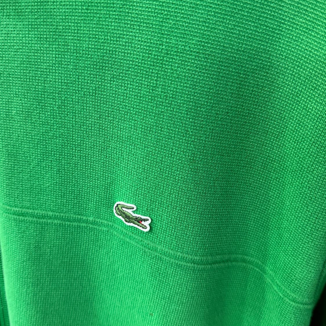 [100] 라코스테 니트 집업 그린 상품이미지3