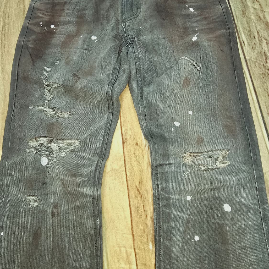 재팬 데미지 페인팅 데님 30 상품이미지4