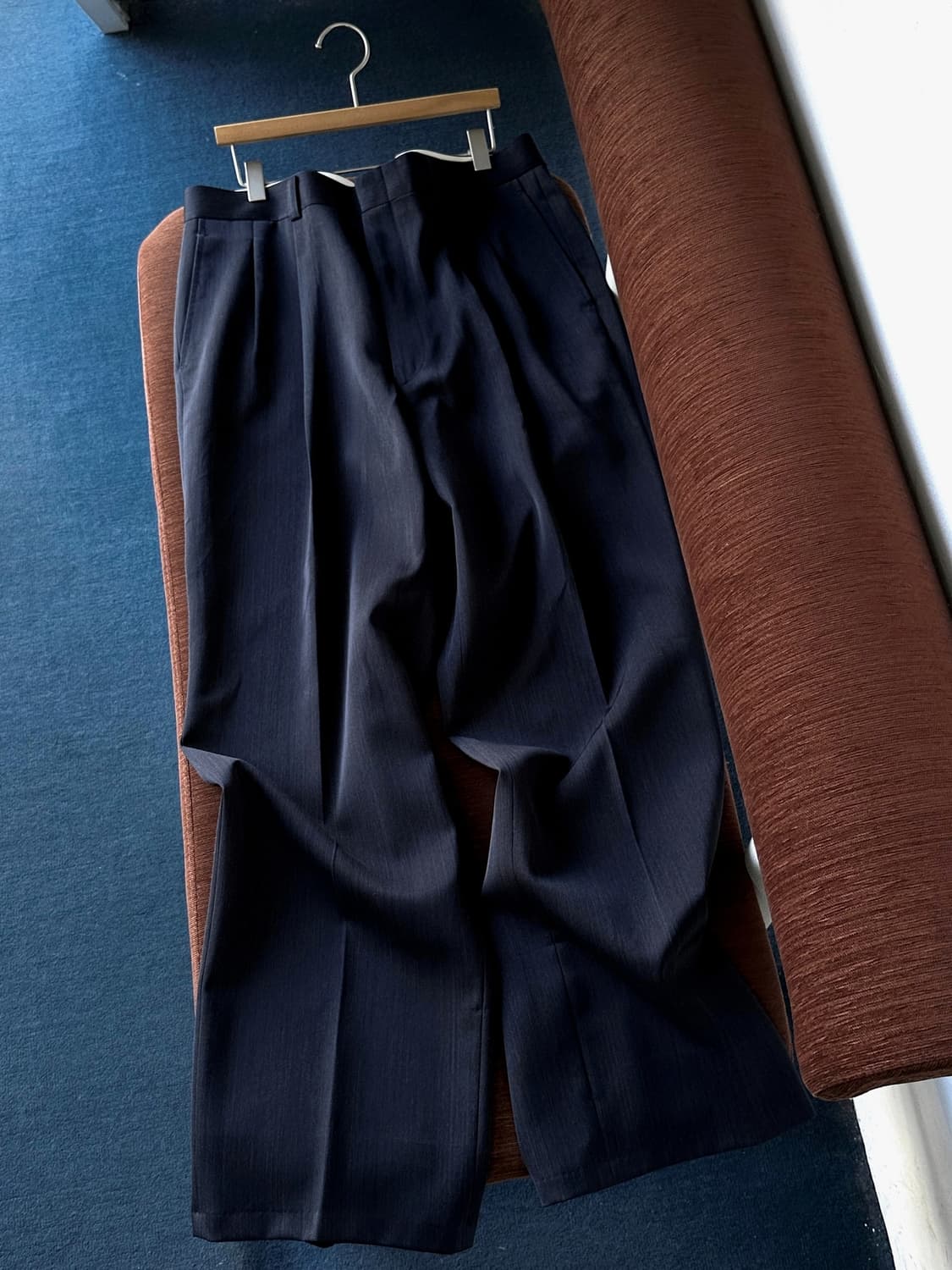  2 pleats multi stripe patterned trouser 상품이미지3