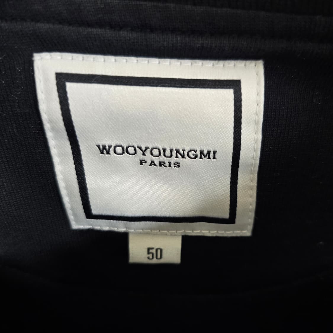 24ss 우영미 백로고 롱슬리브 긴팔 티셔츠 50사이즈 105 판매 상품이미지3