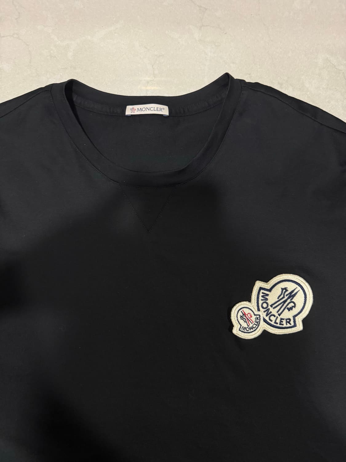 [당일출고,L사이즈] 몽클레어 더블와펜 반팔 상품이미지2