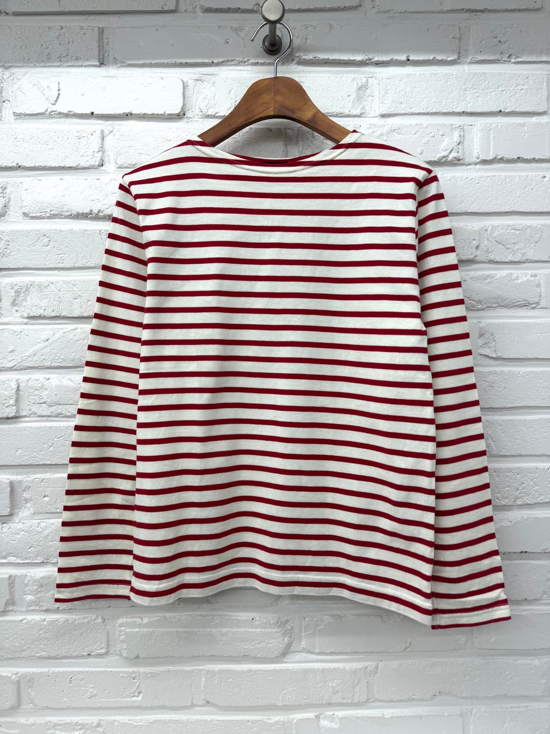 Basiqu 레드 스트라이프 롱슬리브 상품이미지3