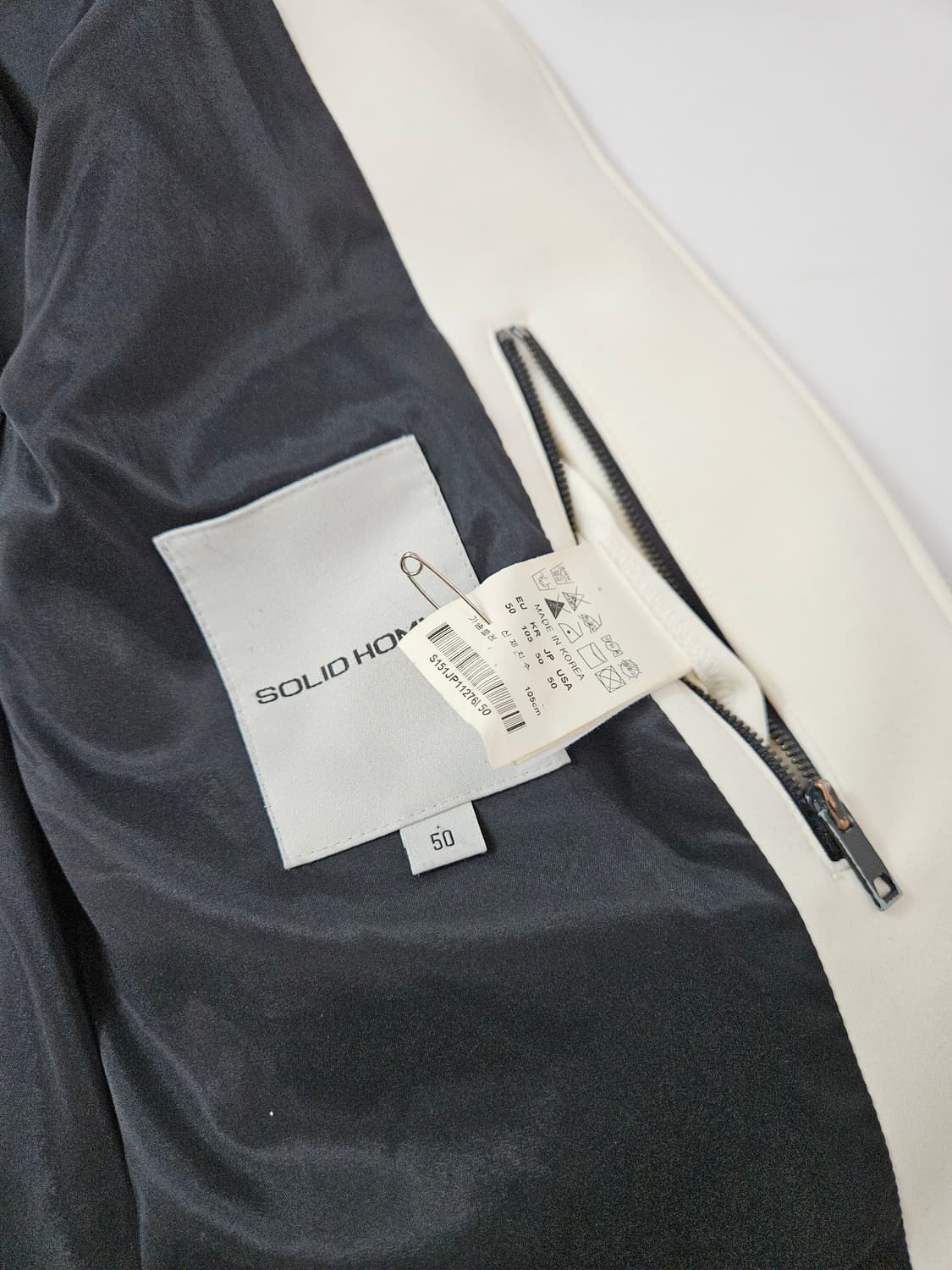 솔리드옴므 SOLID HOMME 폴리 블루종 봄버자켓 50 상품이미지6