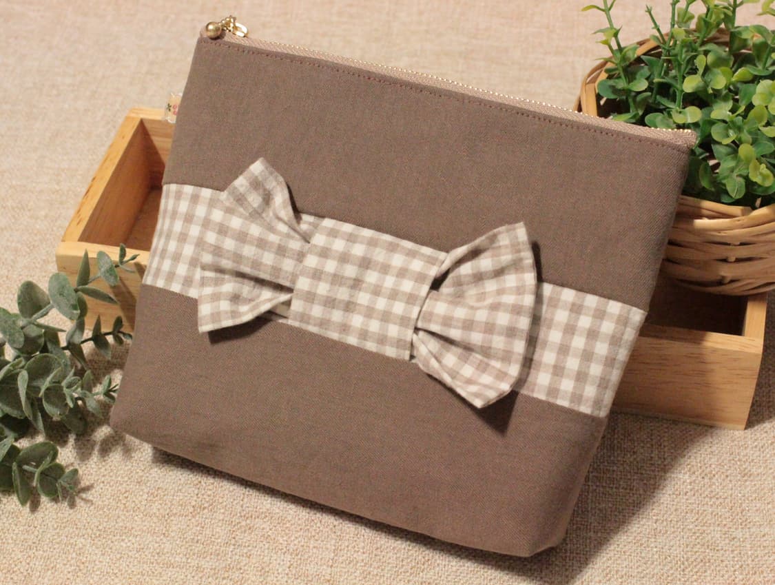 핸드메이드 리본 지퍼 파우치 상품이미지7