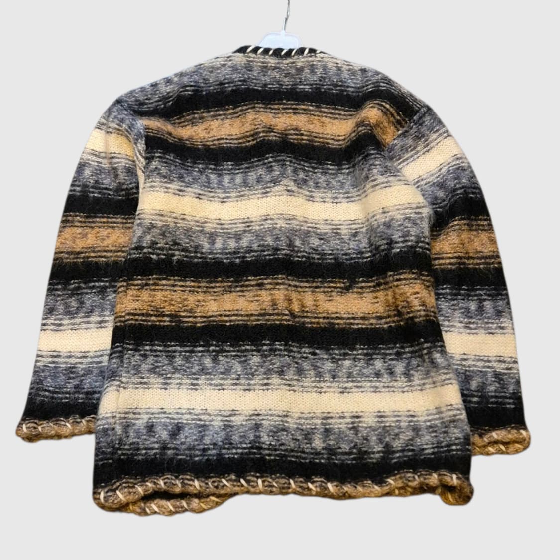 여성-FREE 모헤어 단가라 니트가디건  상품이미지2