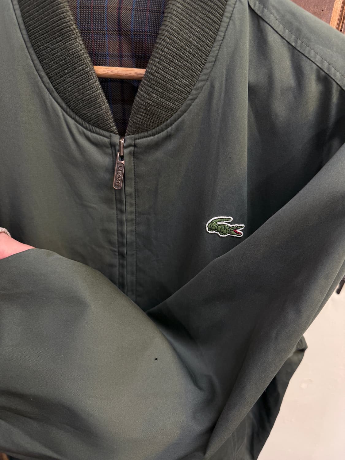 Lacoste 라코스테 체크 점퍼 상품이미지6