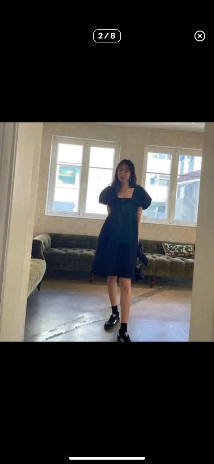 세실리아 반센 블랙 원피스 상품이미지3