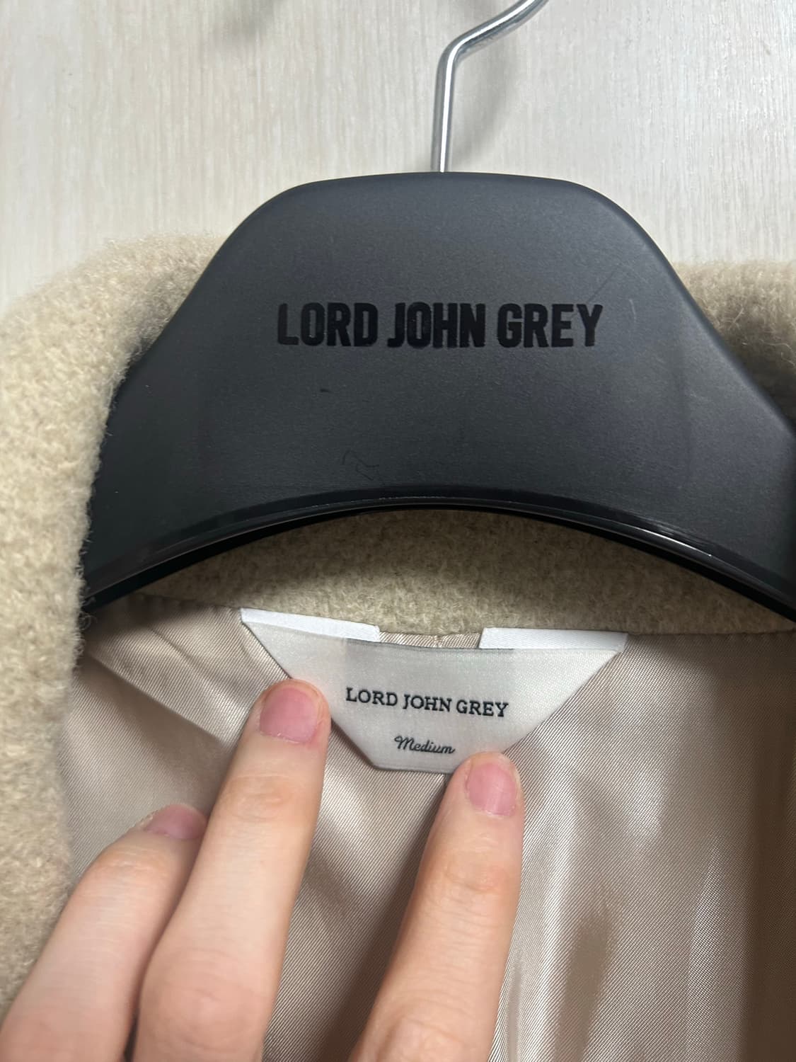 로드존그레이 울 발마칸 코트 상품이미지2