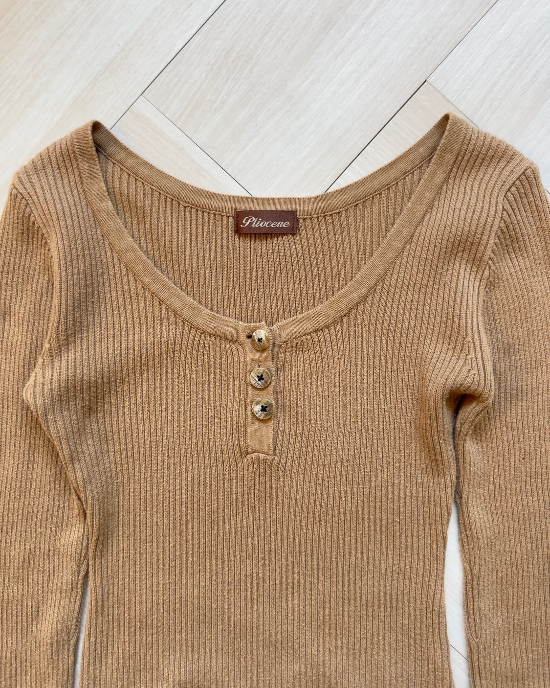 [PIOCENE] Slim Botton Knit  상품이미지5