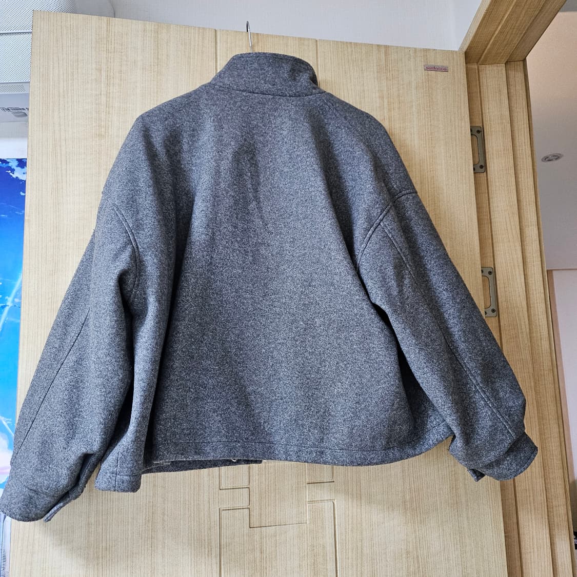 그레이 모직 자켓 상품이미지2