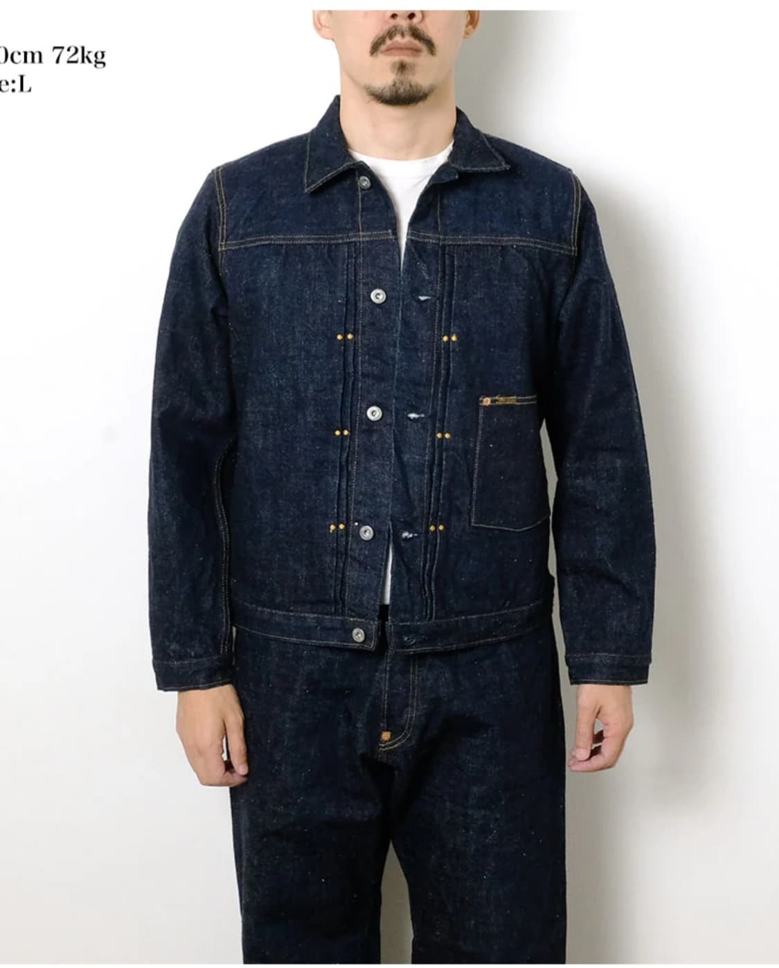 일본 데님브랜드 빅존 그린라벨 1세대 데님자켓 판매합니다. 상품이미지1