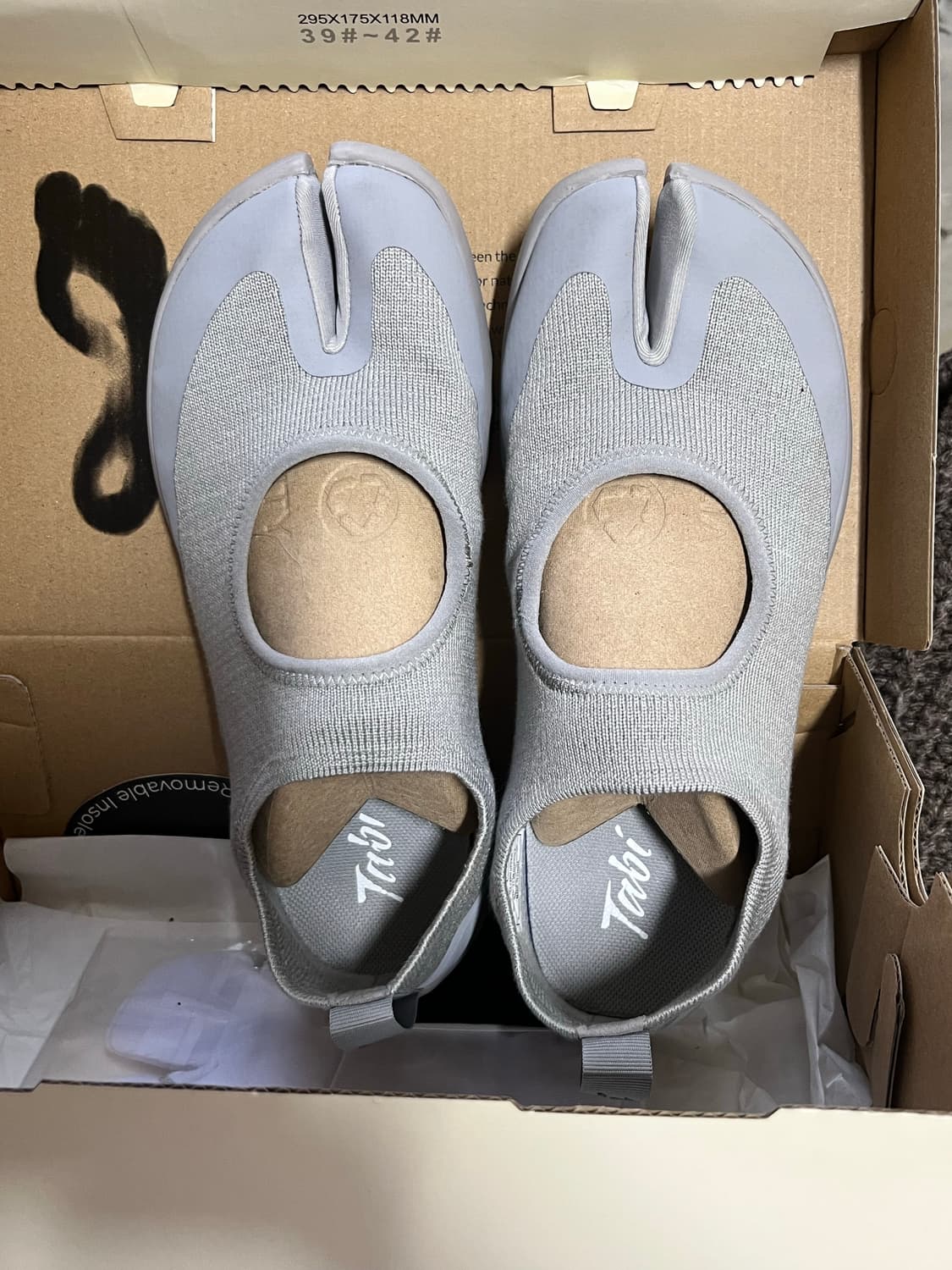 타비 우먼 샌들 그레이 - 25ss 39사이즈 상품이미지4